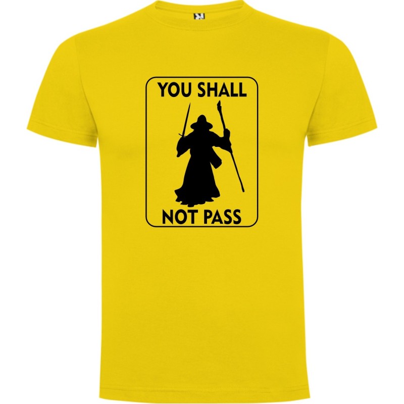 CAMISETA YOU SHALL NO PASS